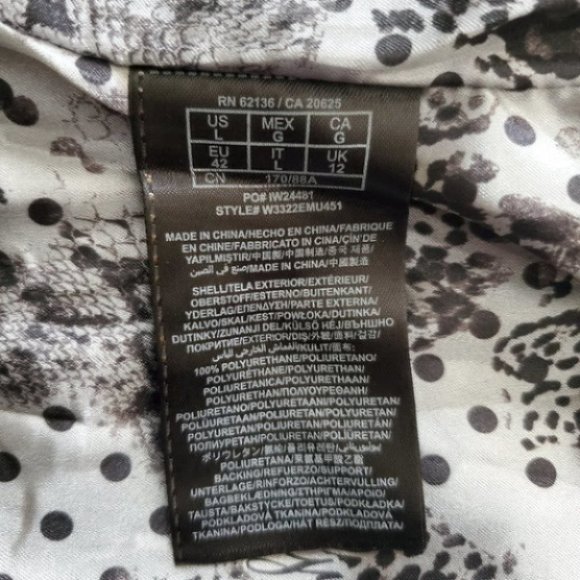 Guess Faux Leather Jacket Black L - Picture 2 of 7